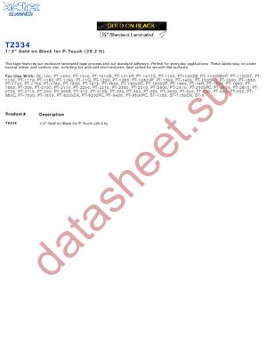 TZ334 datasheet  